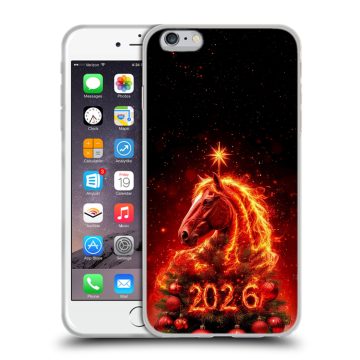 Силиконовый чехол на Iphone 6 Plus/6s Plus с принтом Новый год