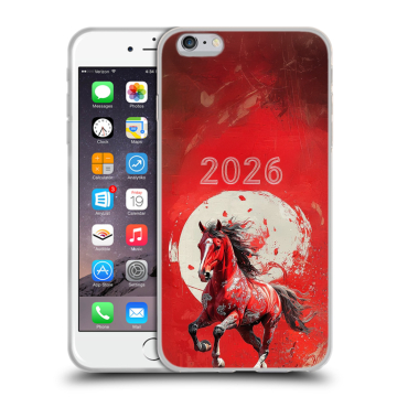 Силиконовый чехол на Iphone 6 Plus/6s Plus с принтом Новый год