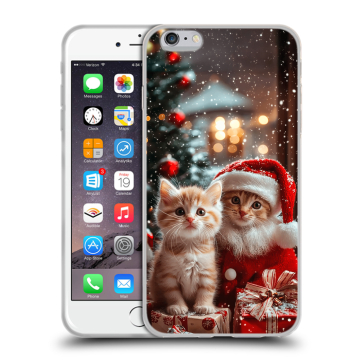 Силиконовый чехол на Iphone 6 Plus/6s Plus с принтом Новый год
