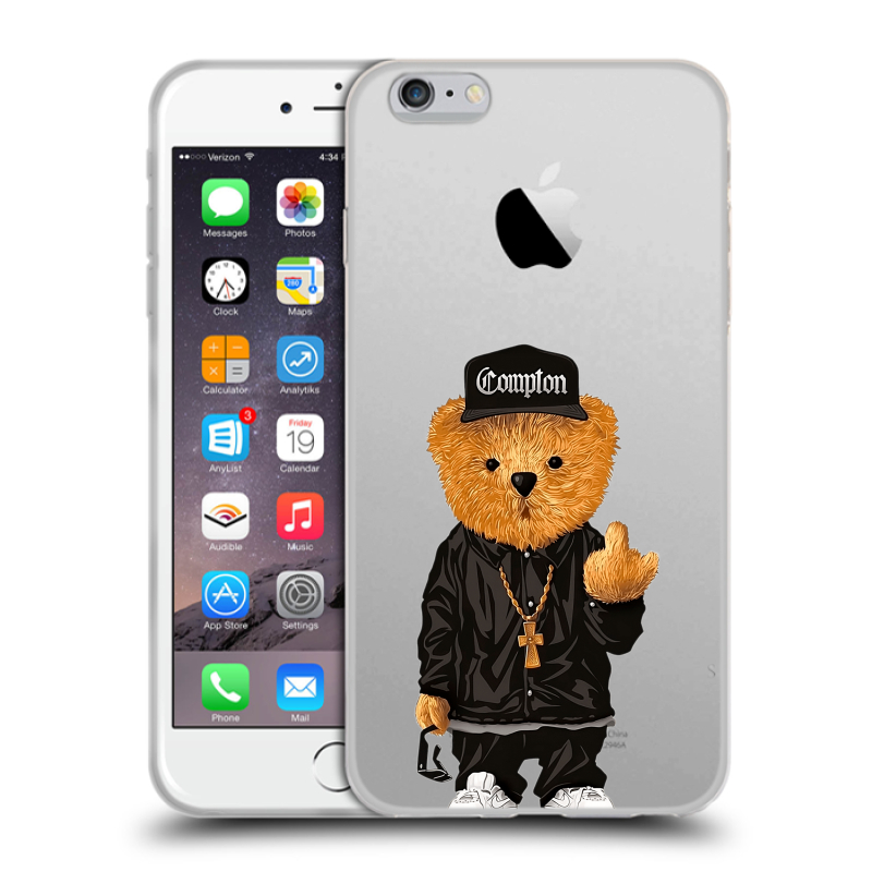 Силиконовый чехол на Iphone 6 Plus/6s Plus с принтом Плюшевый медведь Силиконовый чехол на Iphone 6 Plus/6s Plus с принтом Плюшевый медведь