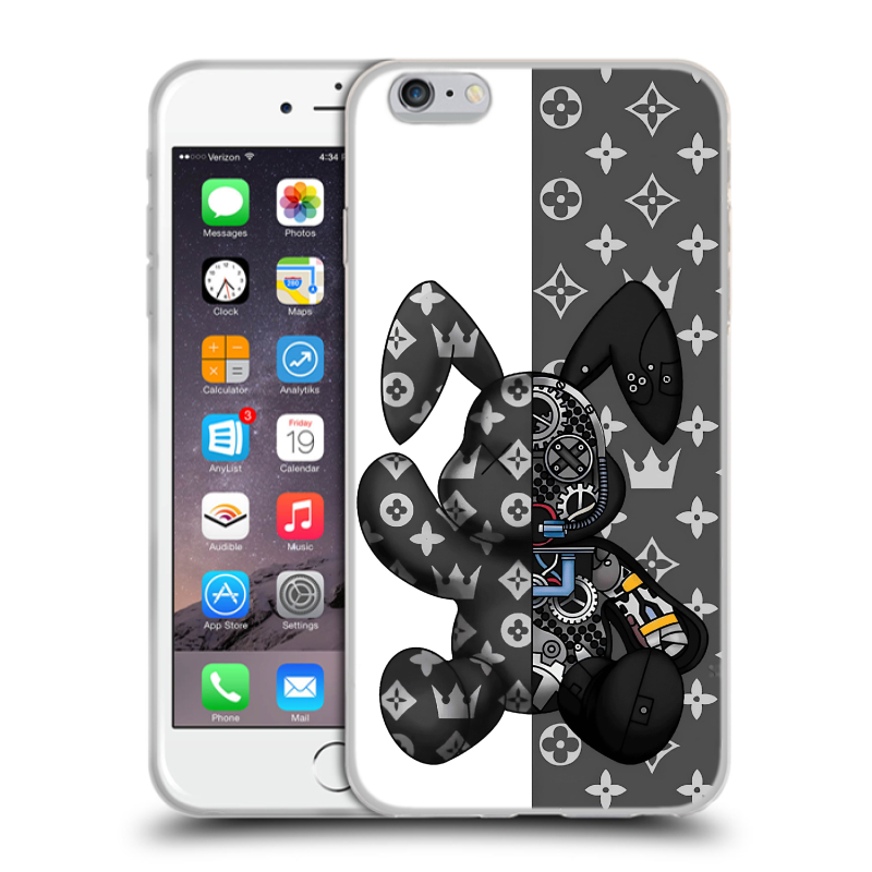 Силиконовый чехол на Iphone 6 Plus/6s Plus с принтом Луи робот Силиконовый чехол на Iphone 6 Plus/6s Plus с принтом Луи робот