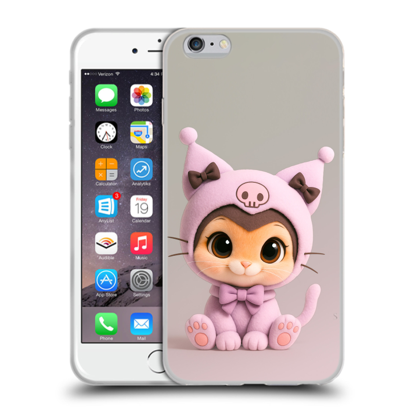 Пластиковый чехол на Iphone 6 Plus/6s Plus с принтом Куроми Kuromi Пластиковый чехол на Iphone 6 Plus/6s Plus с принтом Куроми Kuromi