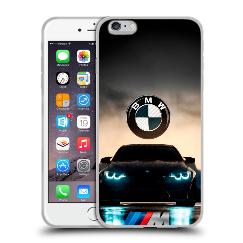 Силиконовый чехол на Iphone 6 Plus/6s Plus с принтом БМВ BMW Силиконовый чехол на Iphone 6 Plus/6s Plus с принтом БМВ BMW