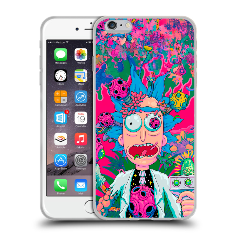Пластиковый чехол на Iphone 6 Plus/6s Plus с принтом Рик и Морти Rick Morty Пластиковый чехол на Iphone 6 Plus/6s Plus с принтом Рик и Морти Rick Morty