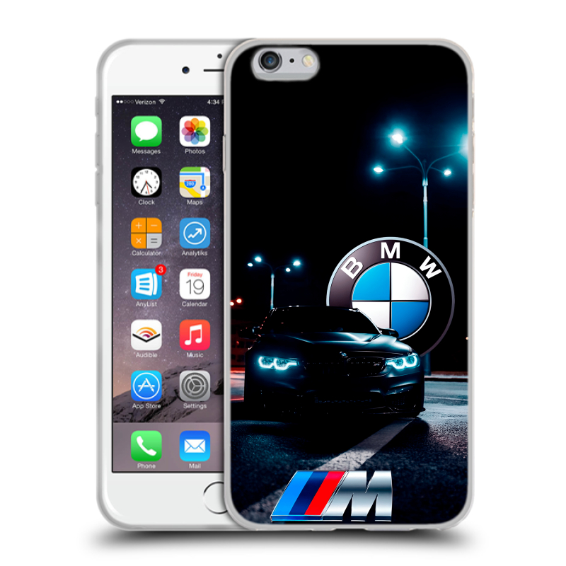 Силиконовый чехол на Iphone 6 Plus/6s Plus с принтом БМВ BMW Силиконовый чехол на Iphone 6 Plus/6s Plus с принтом БМВ BMW