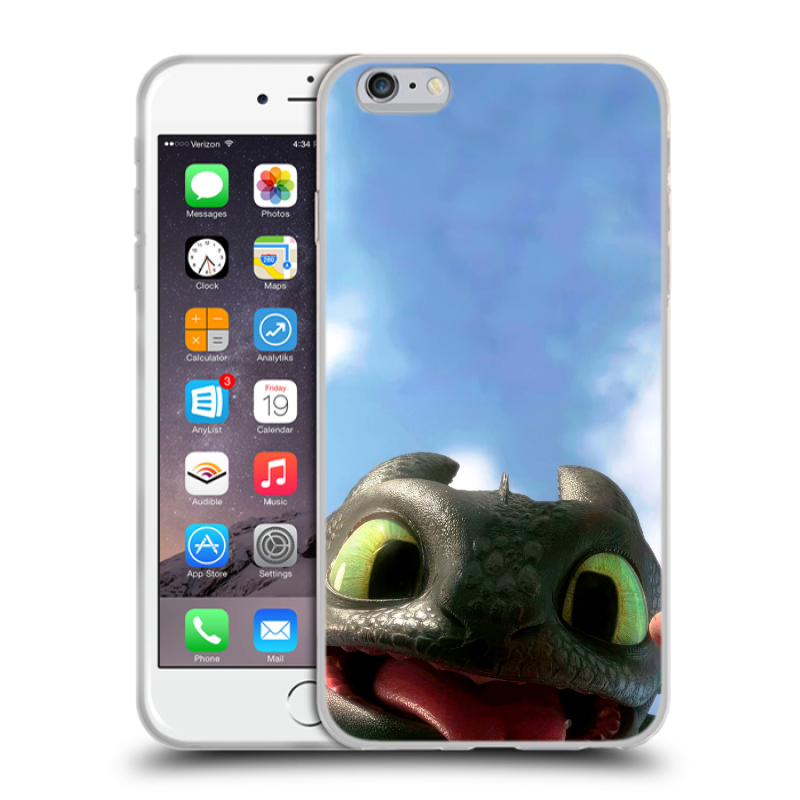 Силиконовый чехол на Iphone 6 Plus/6s Plus с принтом Как приручить дракона Силиконовый чехол на Iphone 6 Plus/6s Plus с принтом Как приручить дракона