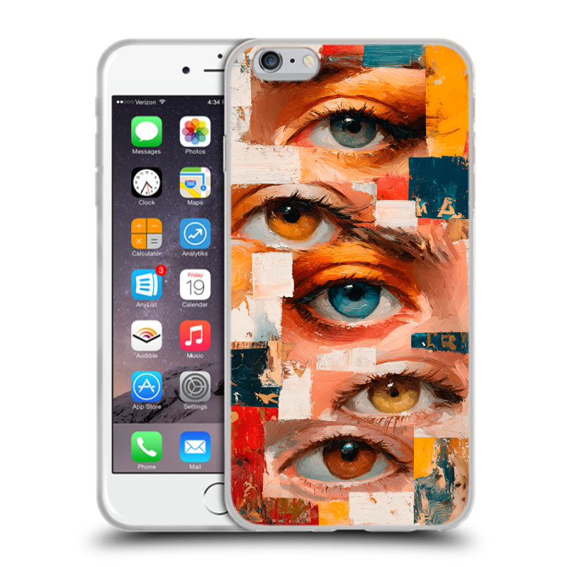 Пластиковый чехол на Iphone 6 Plus/6s Plus с принтом Модный принт Пластиковый чехол на Iphone 6 Plus/6s Plus с принтом Модный принт