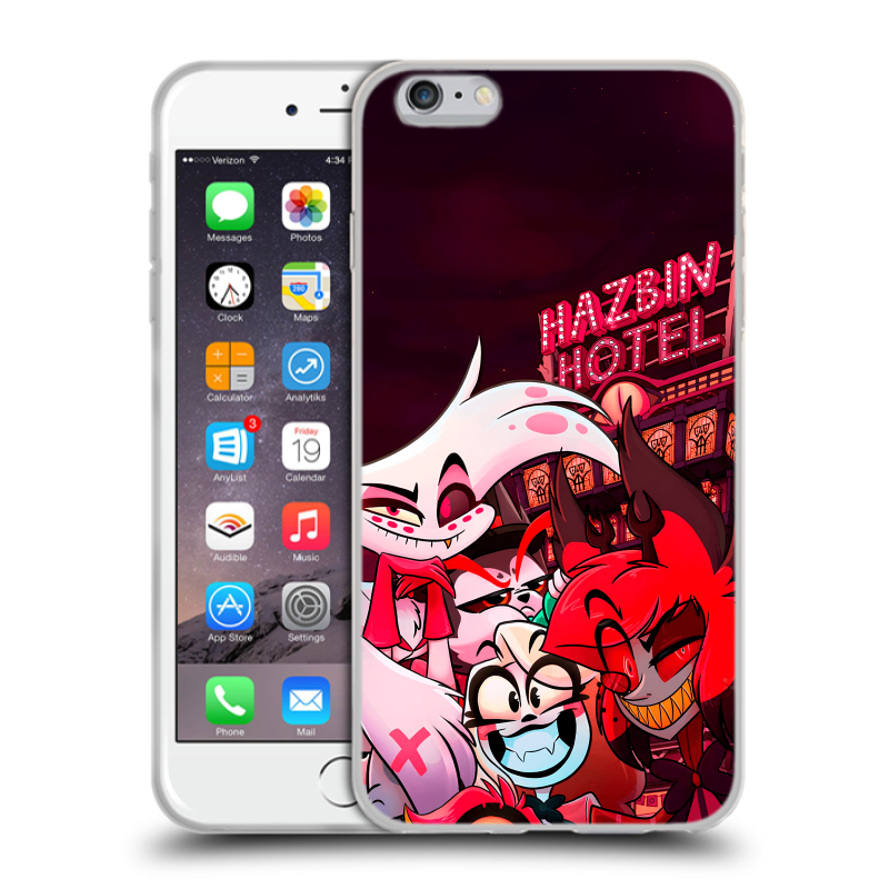 Силиконовый чехол на Iphone 6 Plus/6s Plus с принтом Hazbin Hotel Отель Хазбин Силиконовый чехол на Iphone 6 Plus/6s Plus с принтом Hazbin Hotel Отель Хазбин