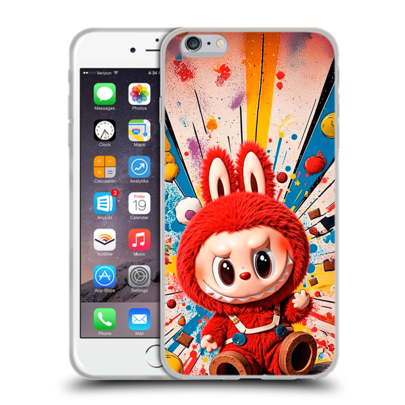 Пластиковый чехол на Iphone 6 Plus/6s Plus с принтом Labubu Лабубу Пластиковый чехол на Iphone 6 Plus/6s Plus с принтом Labubu Лабубу
