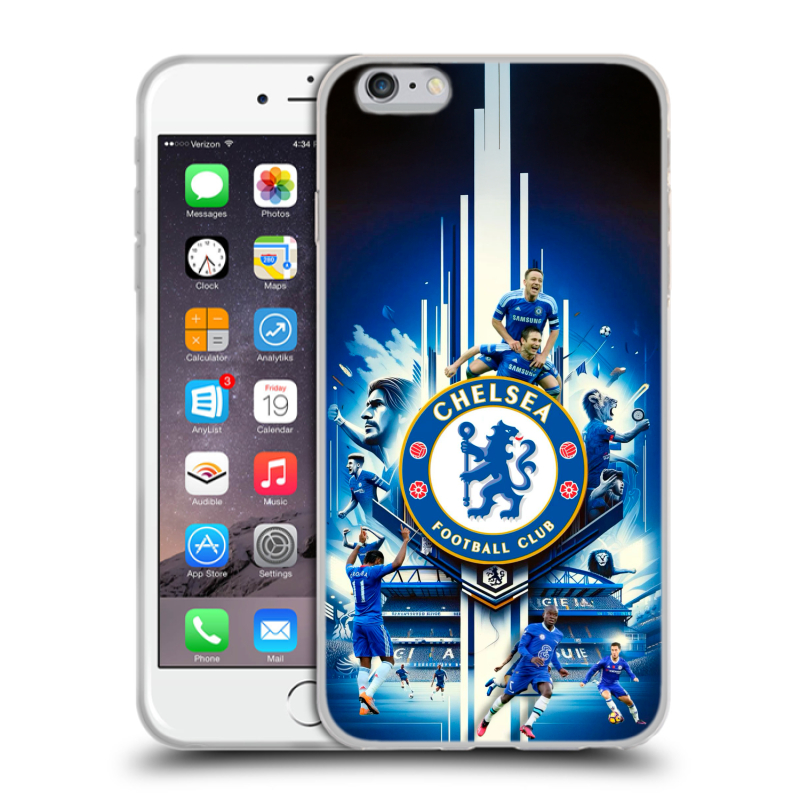 Пластиковый чехол на Iphone 6 Plus/6s Plus с принтом Chelsea Челси Пластиковый чехол на Iphone 6 Plus/6s Plus с принтом Chelsea Челси