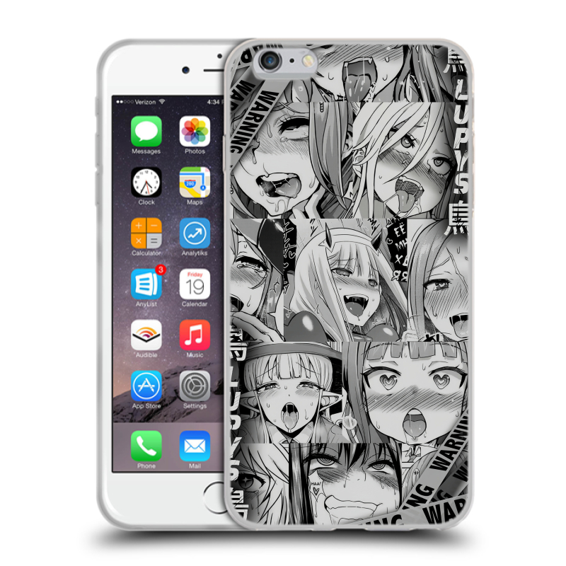 Пластиковый чехол на Iphone 6 Plus/6s Plus с принтом Ahegao Ахегао Аниме Пластиковый чехол на Iphone 6 Plus/6s Plus с принтом Ahegao Ахегао Аниме