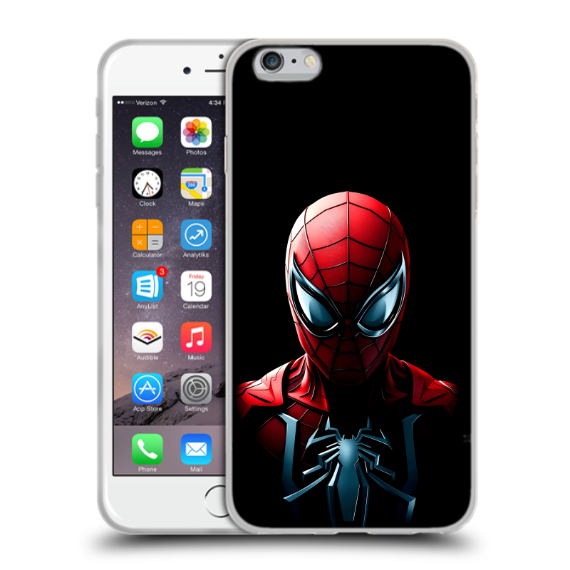 Пластиковый чехол на Iphone 6 Plus/6s Plus с принтом Spiderman Человек паук Пластиковый чехол на Iphone 6 Plus/6s Plus с принтом Spiderman Человек паук