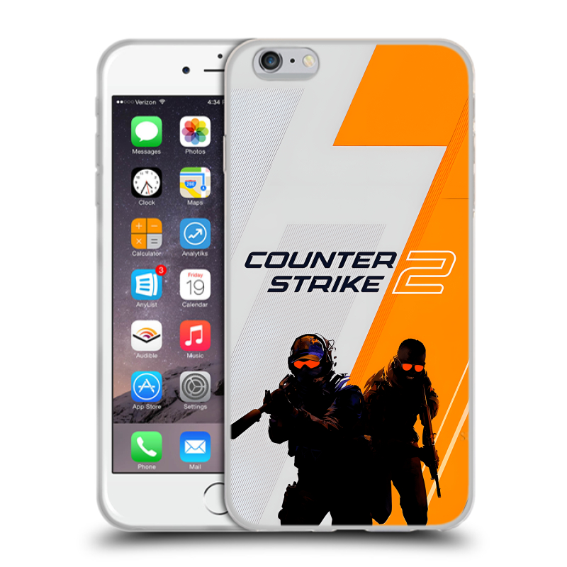 Силиконовый чехол на Iphone 6 Plus/6s Plus с принтом Counter Strike Силиконовый чехол на Iphone 6 Plus/6s Plus с принтом Counter Strike