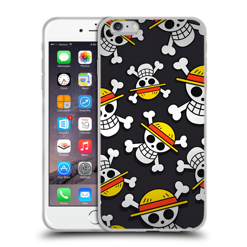 Силиконовый чехол на Iphone 6 Plus/6s Plus с принтом One Piece Ван Пис Силиконовый чехол на Iphone 6 Plus/6s Plus с принтом One Piece Ван Пис