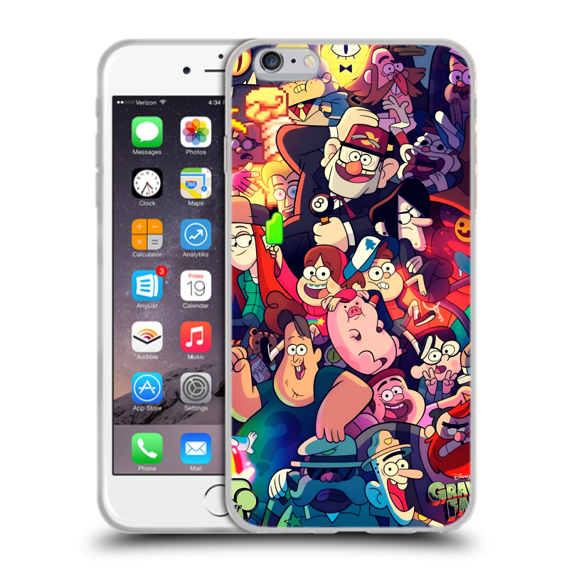 Силиконовый чехол на Iphone 6 Plus/6s Plus с принтом Gravity Falls Гравити Фолз Силиконовый чехол на Iphone 6 Plus/6s Plus с принтом Gravity Falls Гравити Фолз