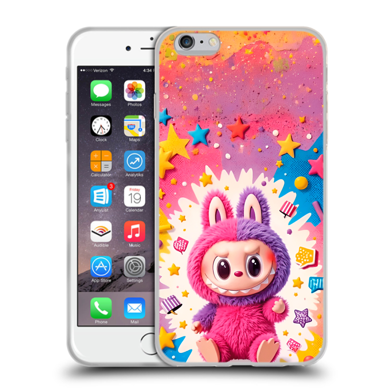 Силиконовый чехол на Iphone 6 Plus/6s Plus с принтом Labubu Лабубу Силиконовый чехол на Iphone 6 Plus/6s Plus с принтом Labubu Лабубу