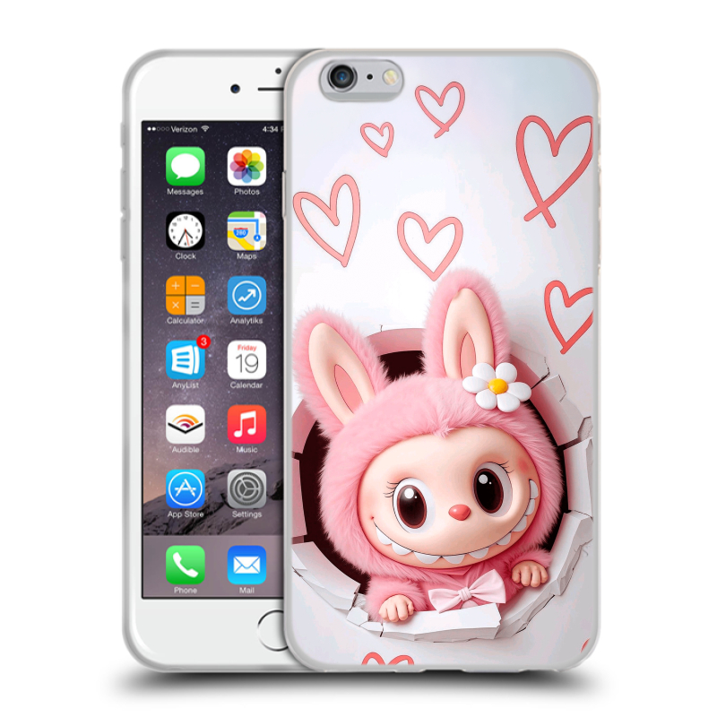 Силиконовый чехол на Iphone 6 Plus/6s Plus с принтом Labubu Лабубу Силиконовый чехол на Iphone 6 Plus/6s Plus с принтом Labubu Лабубу