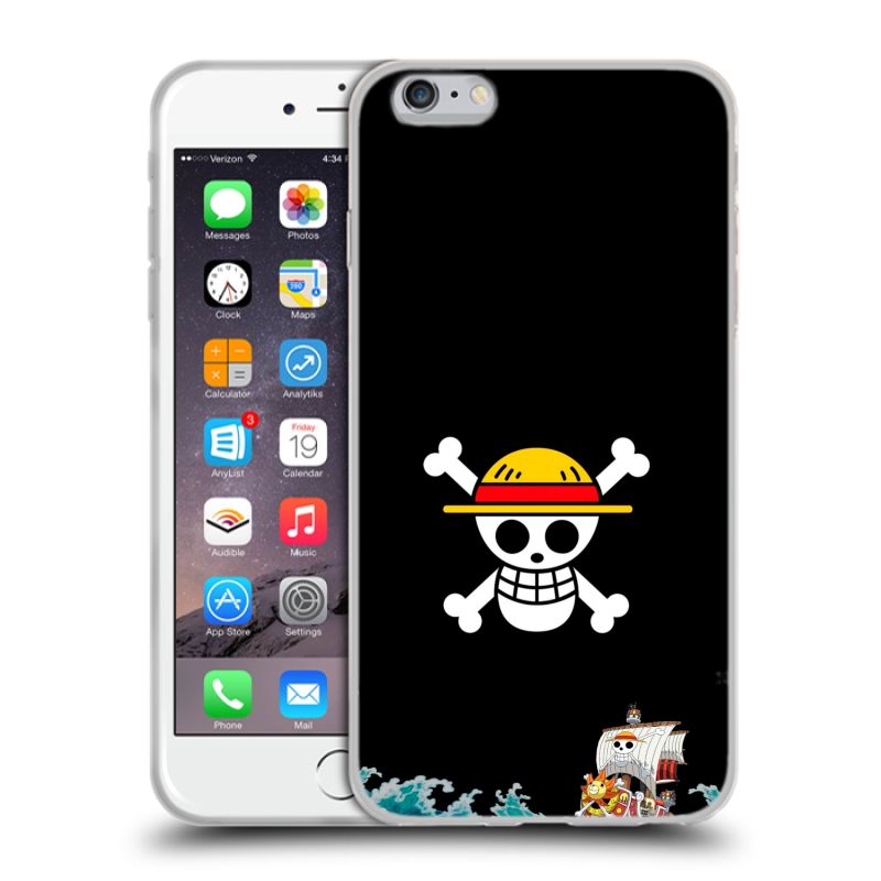 Силиконовый чехол на Iphone 6 Plus/6s Plus с принтом One Piece Ван Пис Силиконовый чехол на Iphone 6 Plus/6s Plus с принтом One Piece Ван Пис