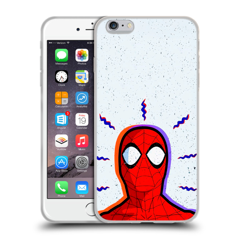 Силиконовый чехол на Iphone 6 Plus/6s Plus с принтом Spiderman Человек паук Силиконовый чехол на Iphone 6 Plus/6s Plus с принтом Spiderman Человек паук