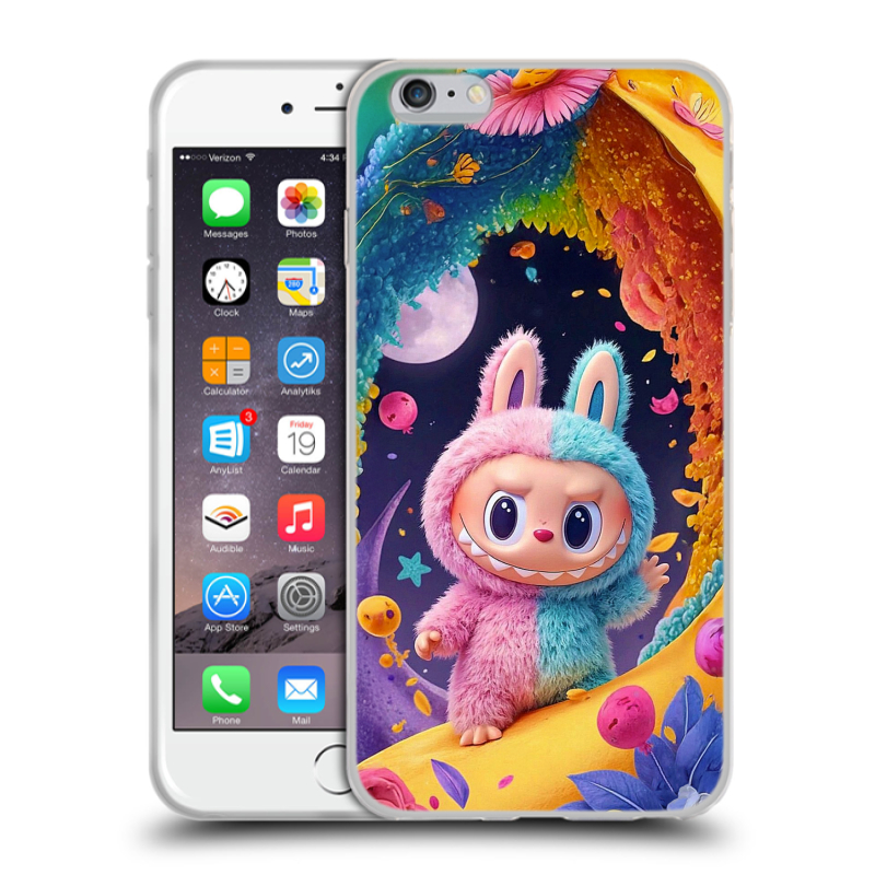 Пластиковый чехол на Iphone 6 Plus/6s Plus с принтом Labubu Лабубу Пластиковый чехол на Iphone 6 Plus/6s Plus с принтом Labubu Лабубу