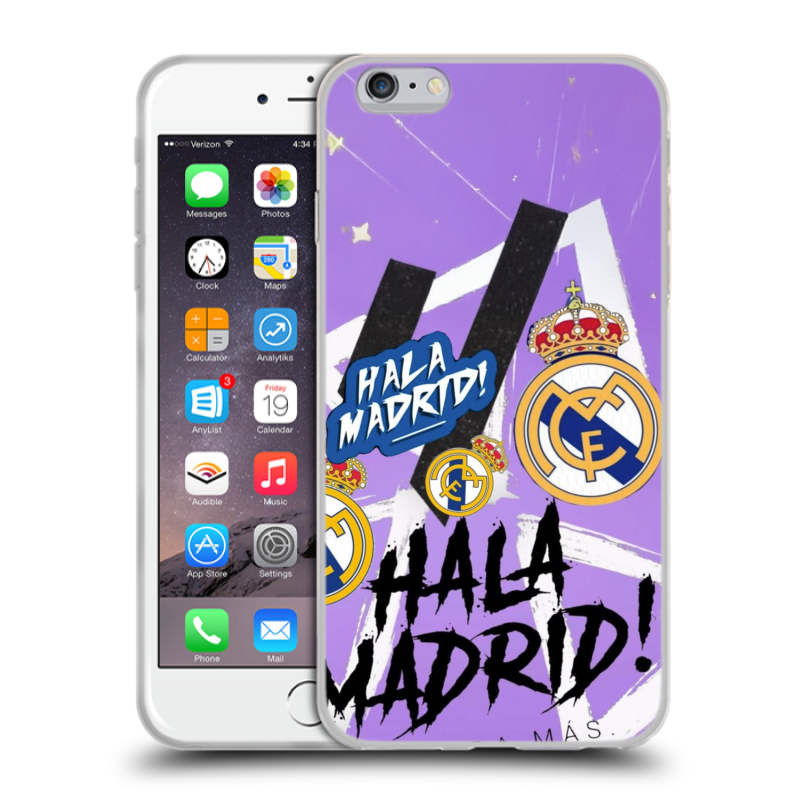 Пластиковый чехол на Iphone 6 Plus/6s Plus с принтом Real Madrid Реал Мадрид Пластиковый чехол на Iphone 6 Plus/6s Plus с принтом Real Madrid Реал Мадрид