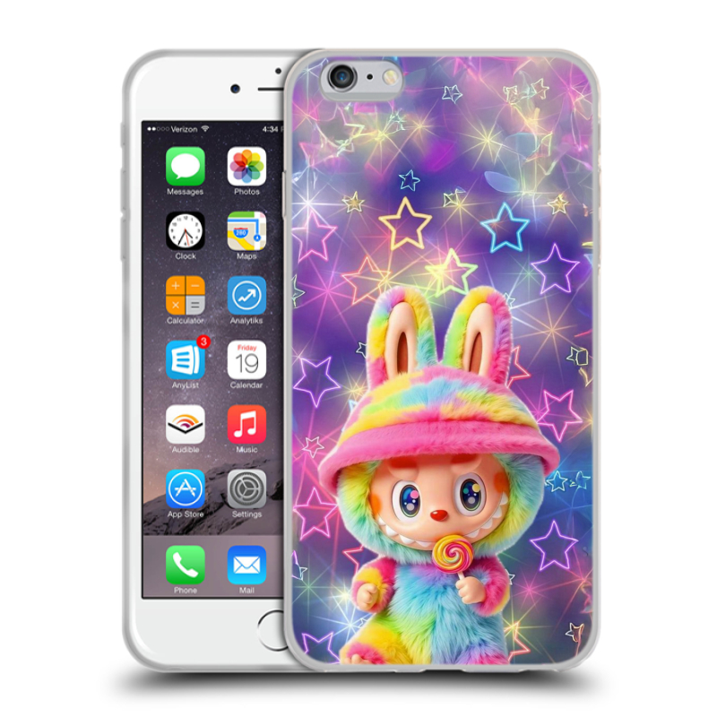 Пластиковый чехол на Iphone 6 Plus/6s Plus с принтом Labubu Лабубу Пластиковый чехол на Iphone 6 Plus/6s Plus с принтом Labubu Лабубу