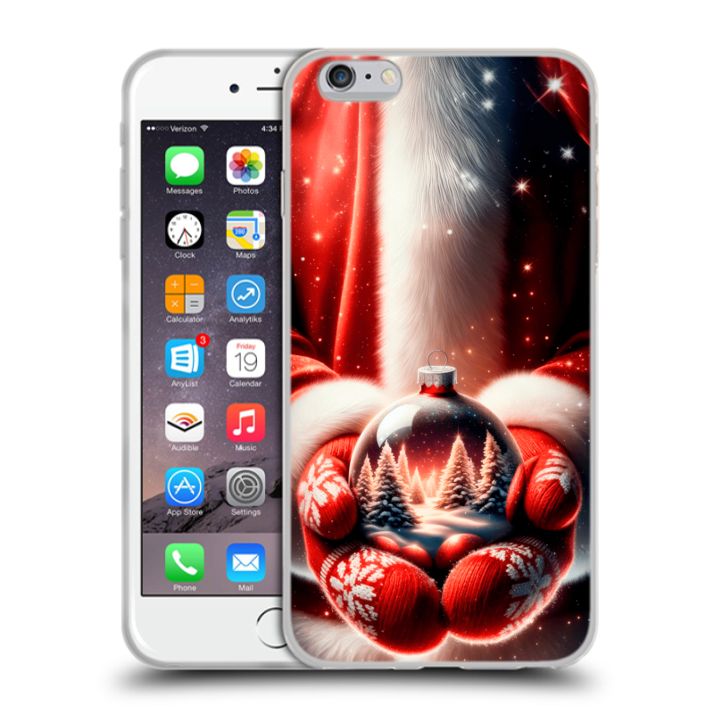 Пластиковый чехол на Iphone 6 Plus/6s Plus с принтом Новый год Пластиковый чехол на Iphone 6 Plus/6s Plus с принтом Новый год