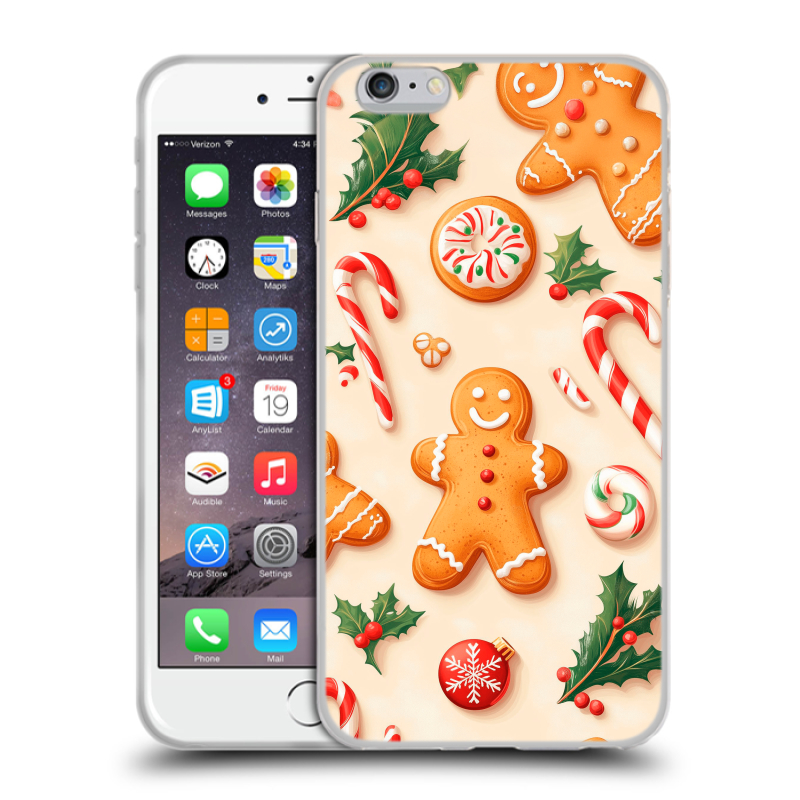 Силиконовый чехол на Iphone 6 Plus/6s Plus с принтом Новый год Силиконовый чехол на Iphone 6 Plus/6s Plus с принтом Новый год