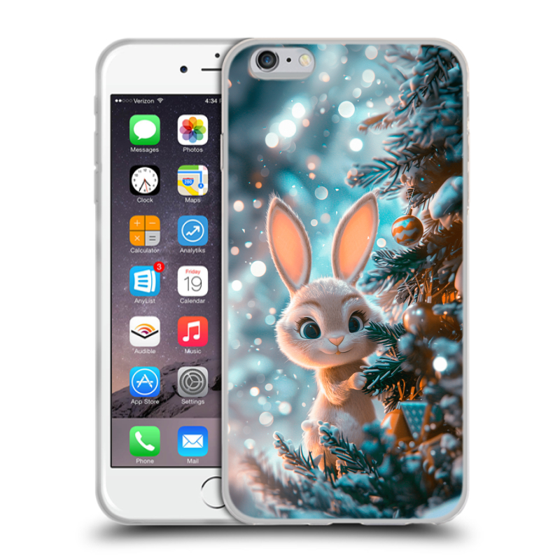 Силиконовый чехол на Iphone 6 Plus/6s Plus с принтом Новый год Силиконовый чехол на Iphone 6 Plus/6s Plus с принтом Новый год