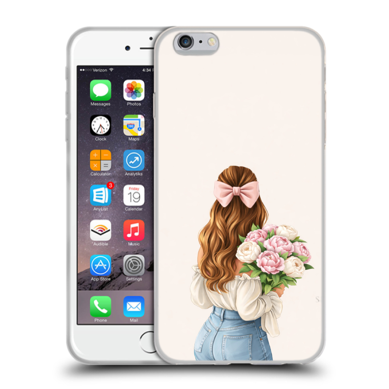Силиконовый чехол на Iphone 6 Plus/6s Plus с принтом женский Силиконовый чехол на Iphone 6 Plus/6s Plus с принтом женский