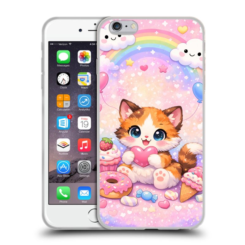 Силиконовый чехол на Iphone 6 Plus/6s Plus с принтом для девочек Силиконовый чехол на Iphone 6 Plus/6s Plus с принтом для девочек