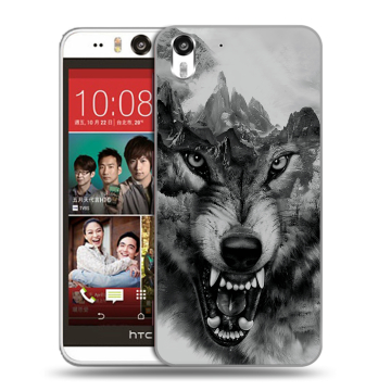 Пластиковый чехол на HTC Desire Eye с принтом Волк Пластиковый чехол на HTC Desire Eye с принтом Волк