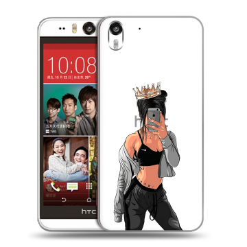 Пластиковый чехол на HTC Desire Eye с принтом Женские принты