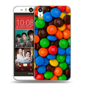 Пластиковый чехол на HTC Desire Eye с принтом Конфеты