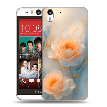 Пластиковый чехол на HTC Desire Eye с принтом Женский