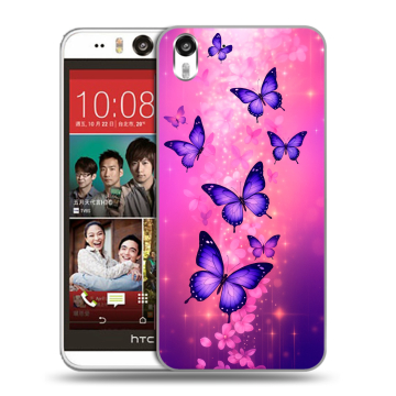 Пластиковый чехол на HTC Desire Eye с принтом Бабочки