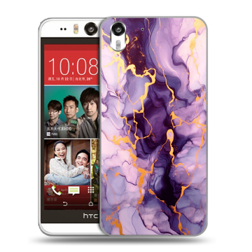 Пластиковый чехол на HTC Desire Eye с принтом Мрамор