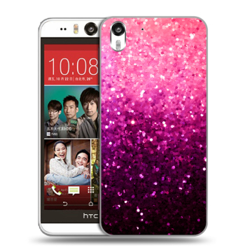 Пластиковый чехол на HTC Desire Eye с принтом Блестки Пластиковый чехол на HTC Desire Eye с принтом Блестки