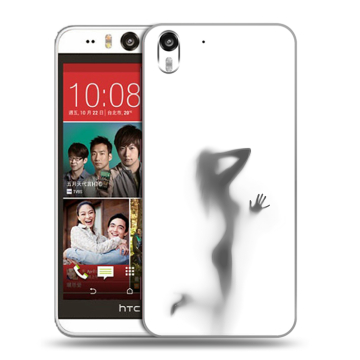 Пластиковый чехол на HTC Desire Eye с принтом Силуэт