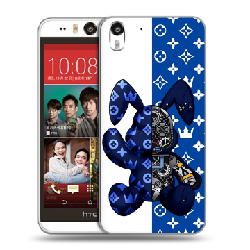 Пластиковый чехол на HTC Desire Eye с принтом Луи робот