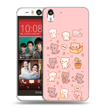 Пластиковый чехол на HTC Desire Eye с принтом Hello Kitty Хелоу Кити
