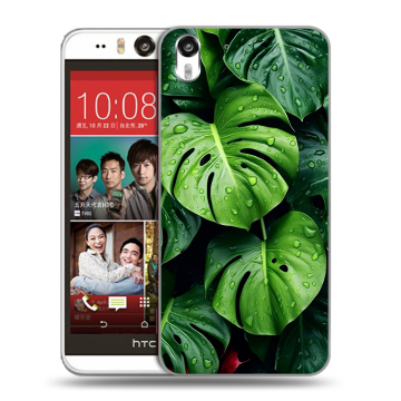Пластиковый чехол на HTC Desire Eye с принтом Листья