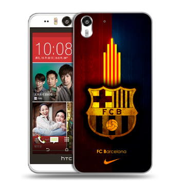 Пластиковый чехол на HTC Desire Eye с принтом Барселона Barcelona