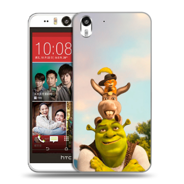 Пластиковый чехол на HTC Desire Eye с принтом Шрек Shrek