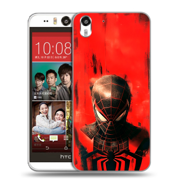 Пластиковый чехол на HTC Desire Eye с принтом человек паук spiderman Пластиковый чехол на HTC Desire Eye с принтом человек паук spiderman