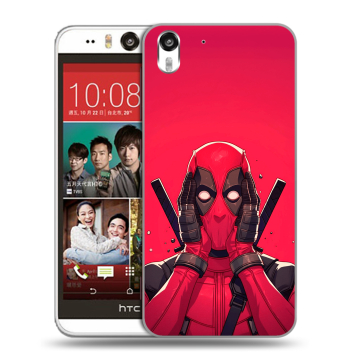 Пластиковый чехол на HTC Desire Eye с принтом Дедпул Deadpool