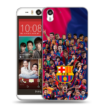 Пластиковый чехол на HTC Desire Eye с принтом Барселона Barcelona