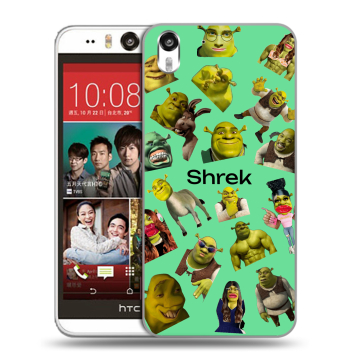 Пластиковый чехол на HTC Desire Eye с принтом Шрек Shrek