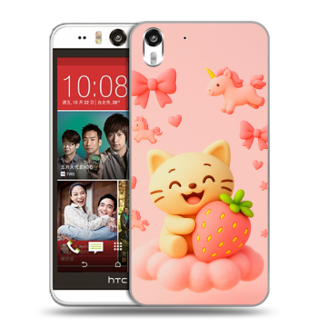 Пластиковый чехол на HTC Desire Eye с принтом для девочек