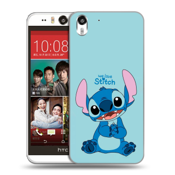 Пластиковый чехол на HTC Desire Eye с принтом Лило и Стич